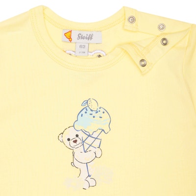 T-Shirt kurzarm, gelb für Mädchen
