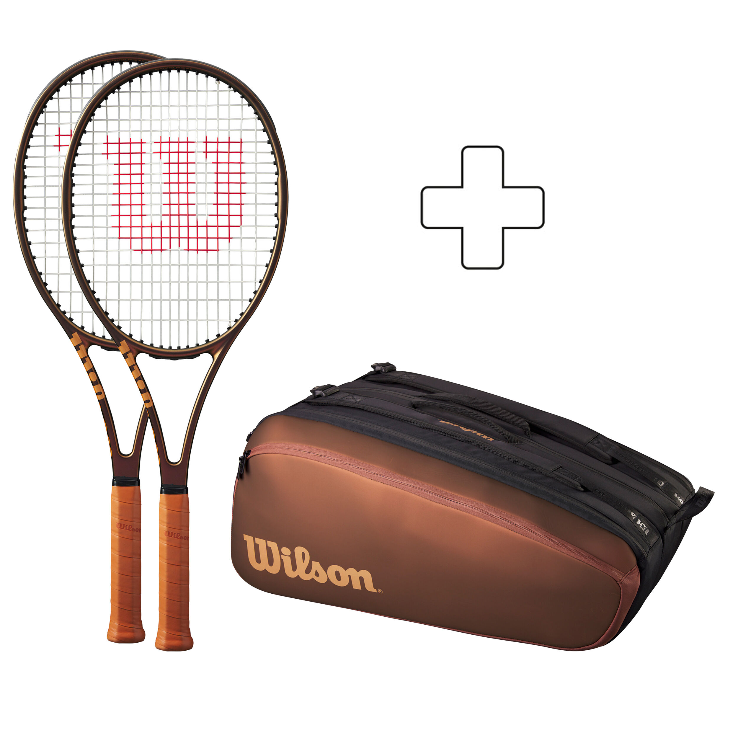 2x Pro Staff 97 V14 Plus Schlägertasche