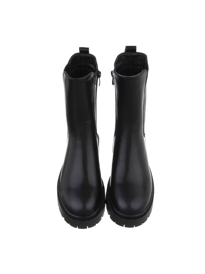 Ital-Design Stiefelette in Schwarz günstig kaufen
