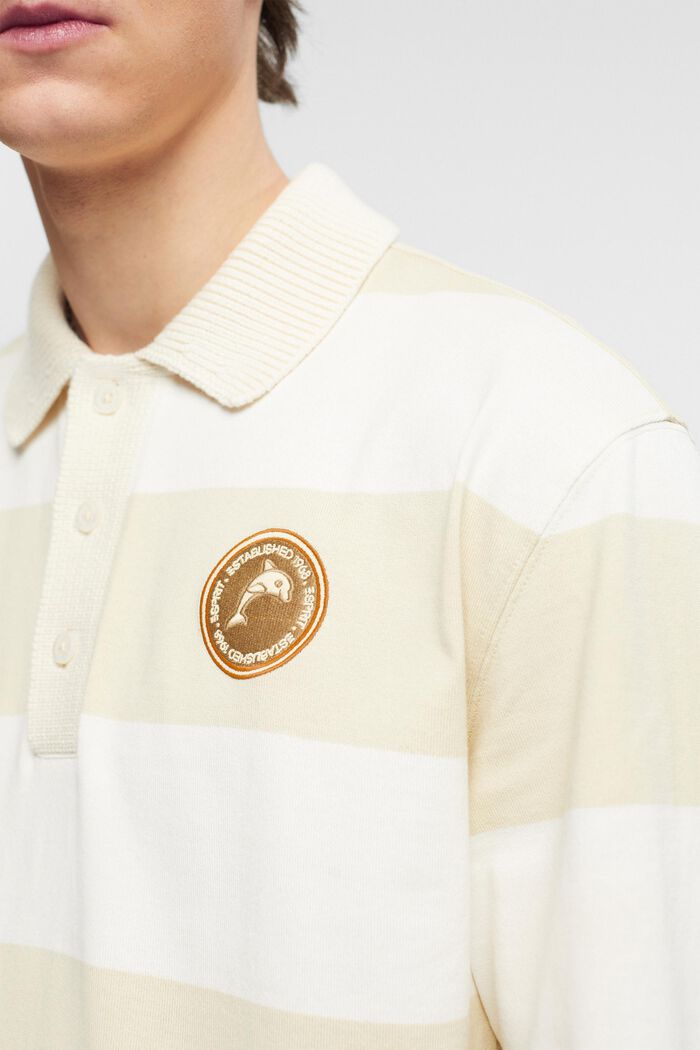Gestreiftes Rugby-Polo