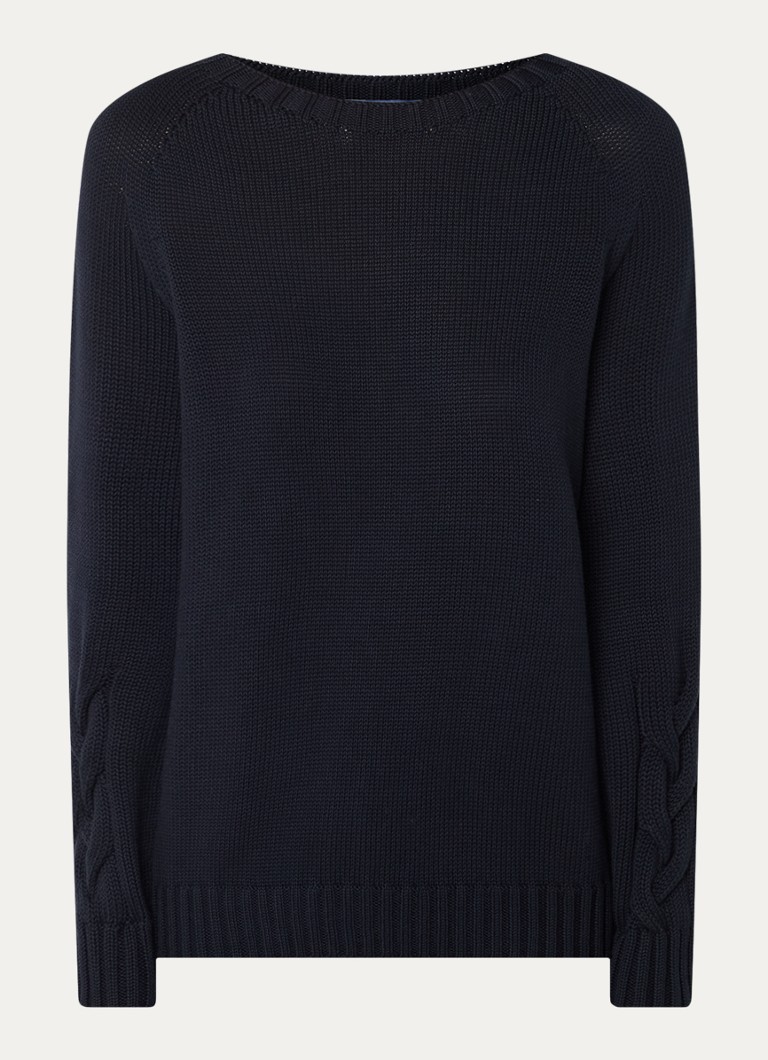 Pulover Harald Chunky Tricot cu guler rotund de la MaxMara