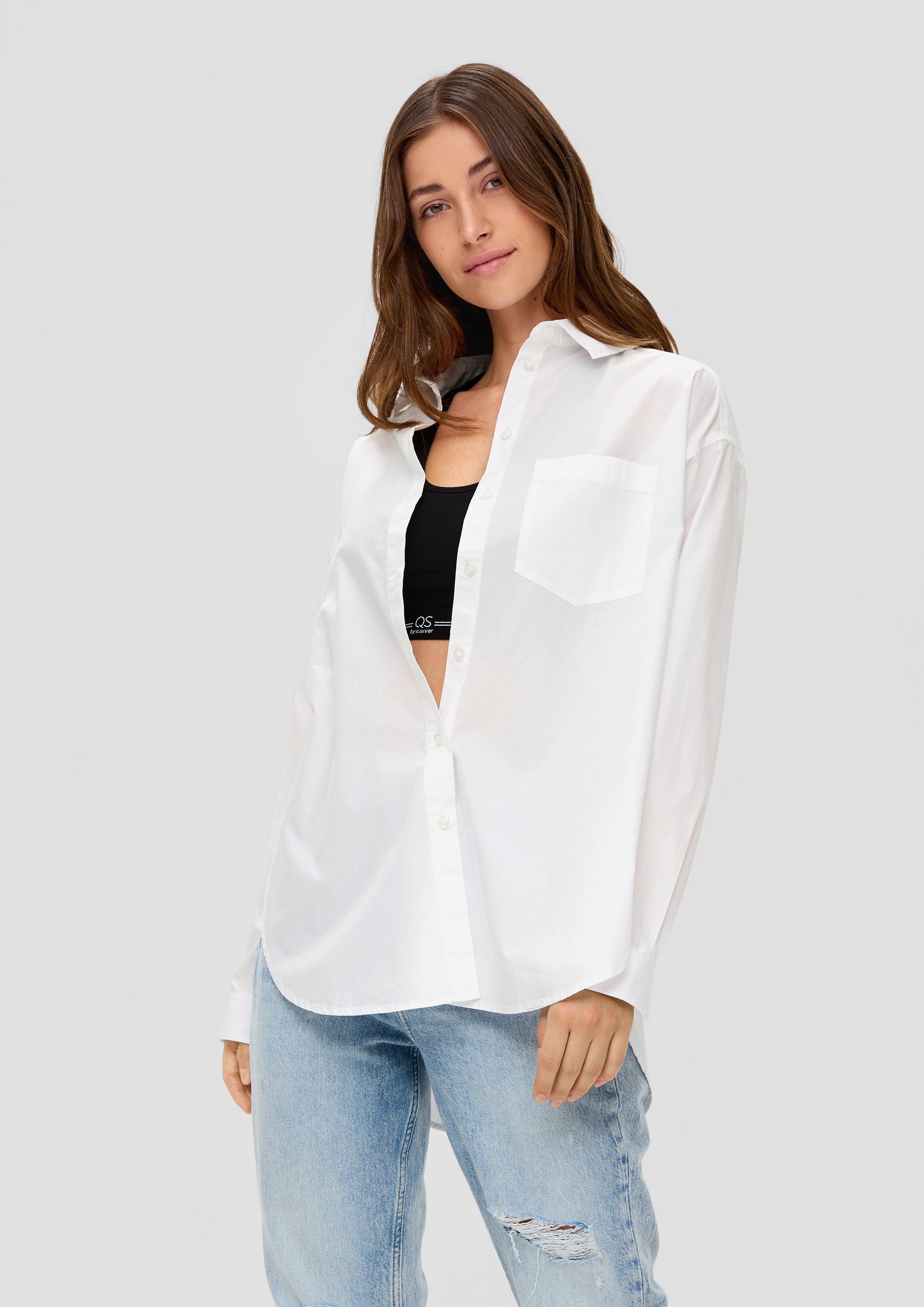 Oversized Bluse aus Baumwolle  2134352-0200