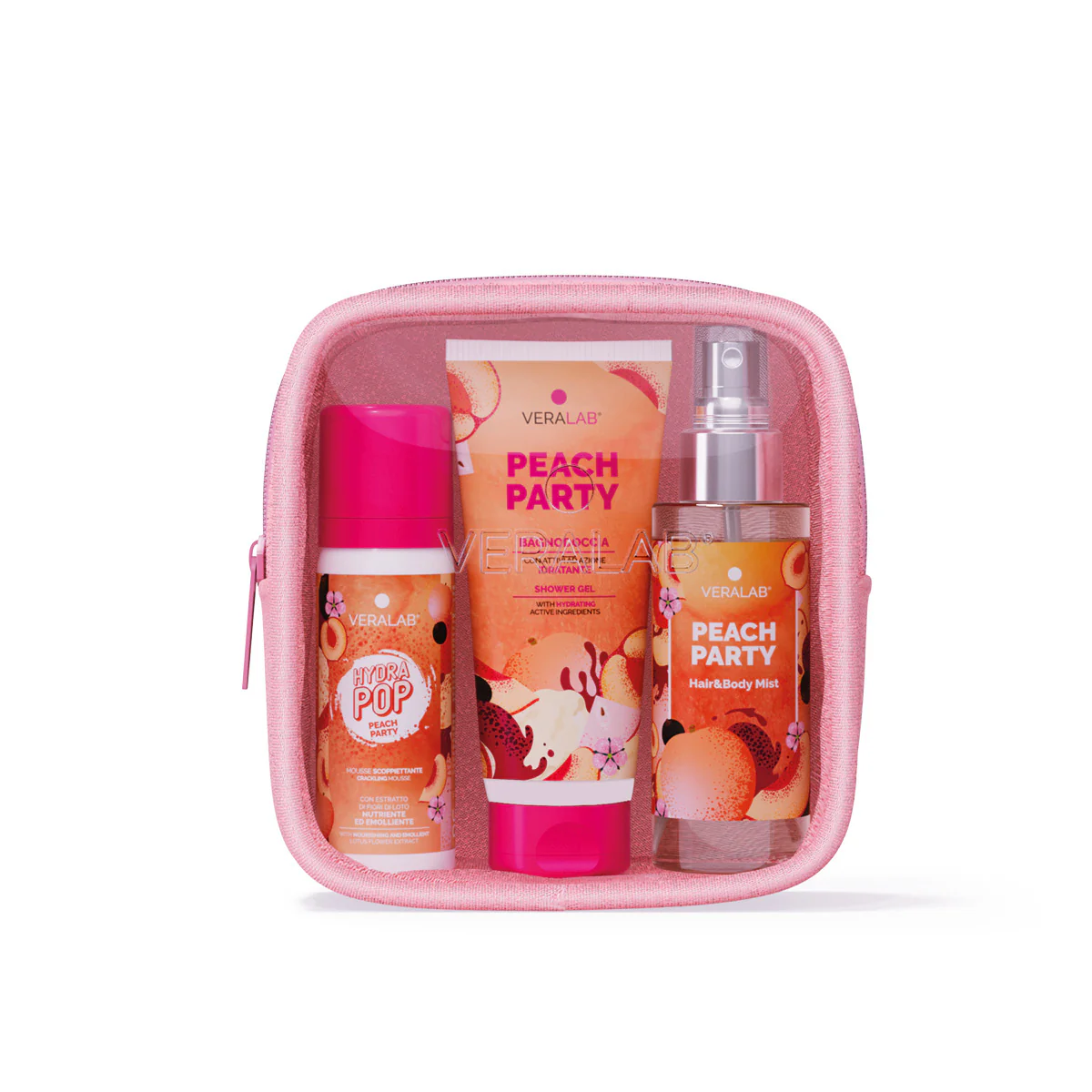 Peach Party Body Kit – Reise-Set – Gesichts- und Körperpflegeboxen