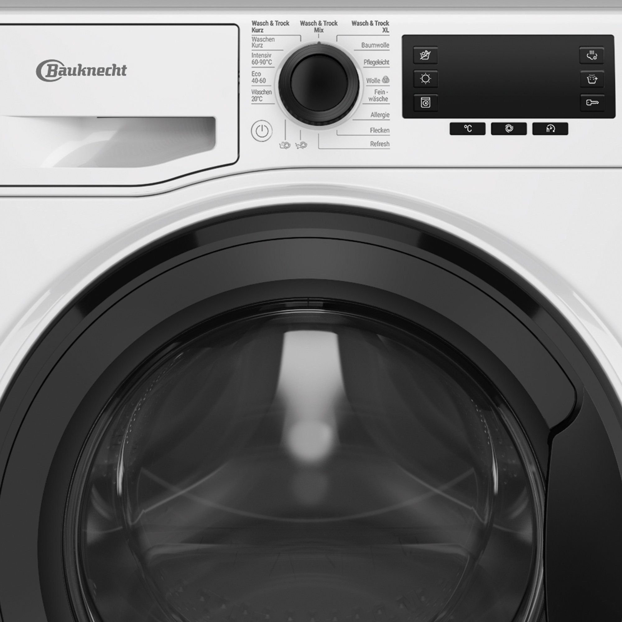 BAUKNECHT Waschtrockner WATK SENSE 117B 59 N, 11,00 kg, 11,00 kg, 1400 U/min, AutoClean – die Selbstreinigungsfunktion