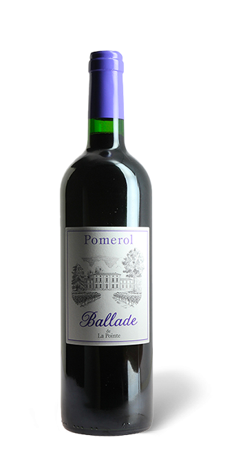 Bordeaux Ballade de La Pointe Second vin du château La Pointe Pomerol  2016  75 cl - Rouge