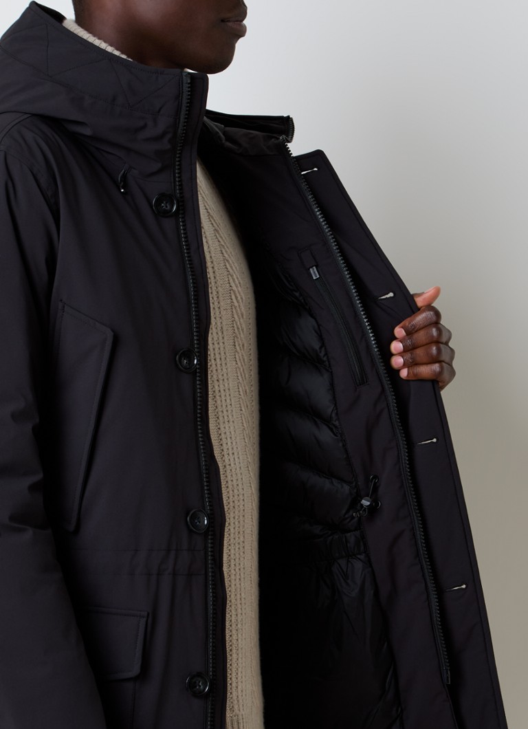 Woolrich Arctic steppelt parka pehelytöltettel és kapucnival