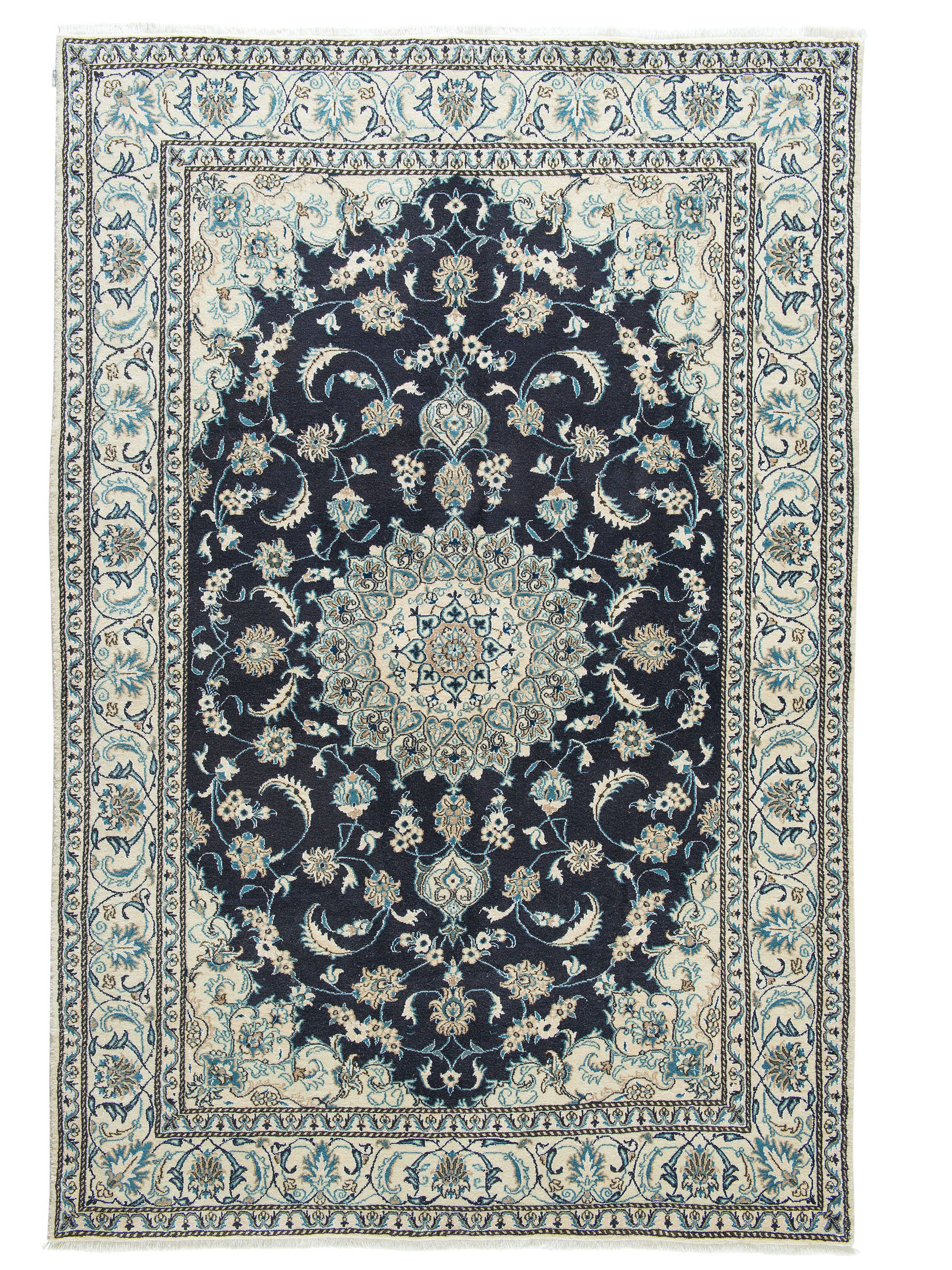 Kaschmar Nain 12 Lah ca. 195 x 298 cm, Unikat / Einzelstück