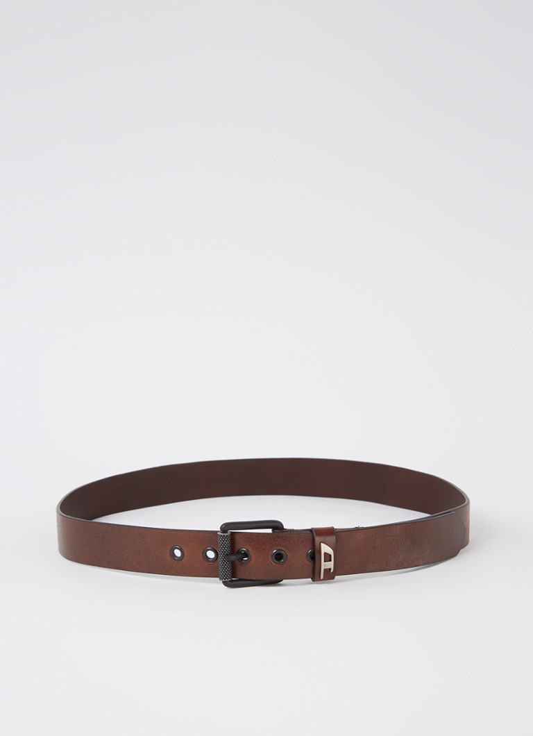 Ceinture en cuir Diesel B-Dave Li avec logo