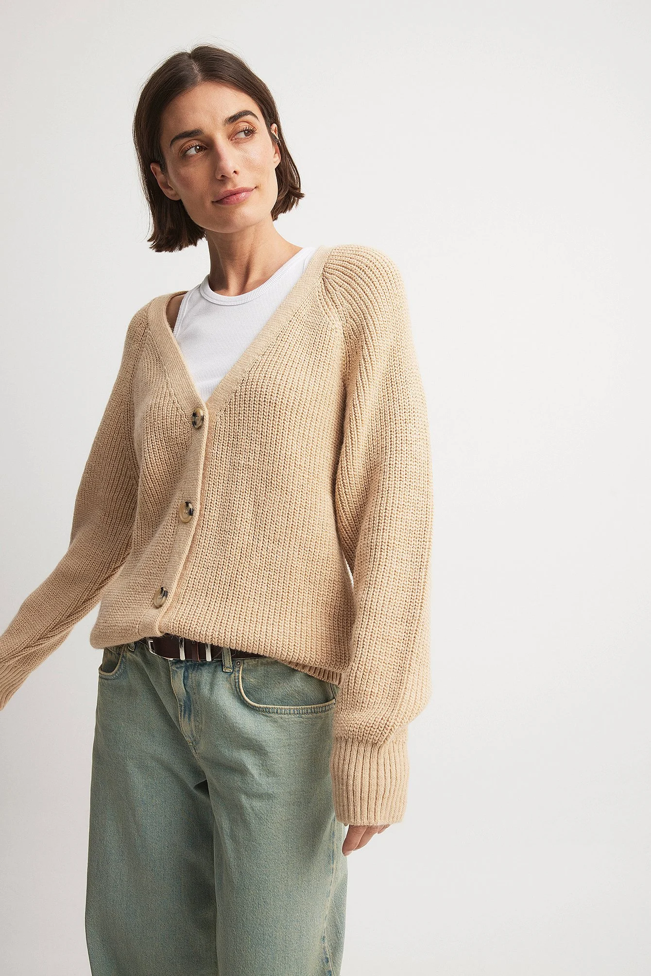 Oversize Strick-Cardigan