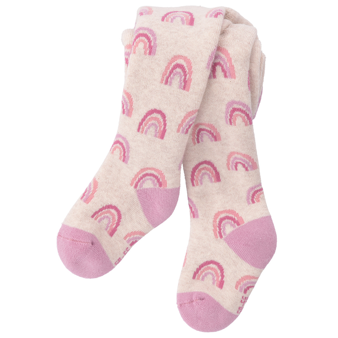 Newborn Strumpfhose mit Regenbogen-Allover