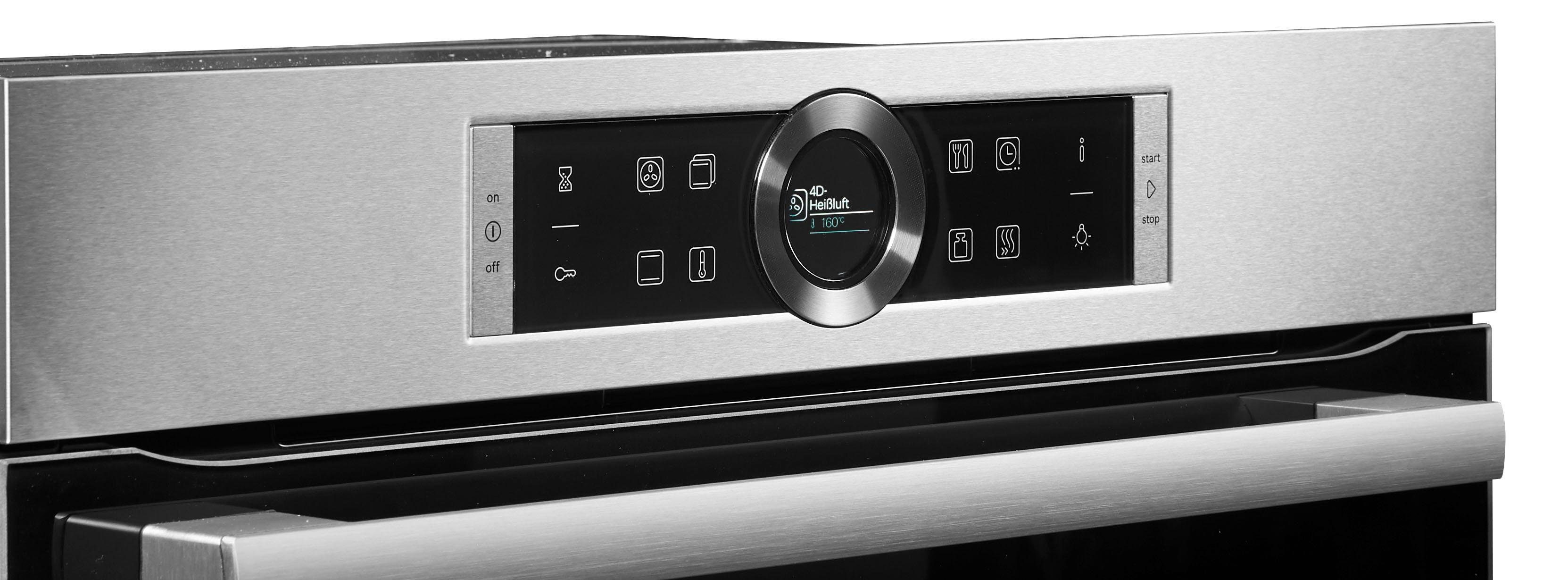 BOSCH Einbaubackofen 8 CBG635BS3, mit Teleskopauszug nachrüstbar, ecoClean Direct