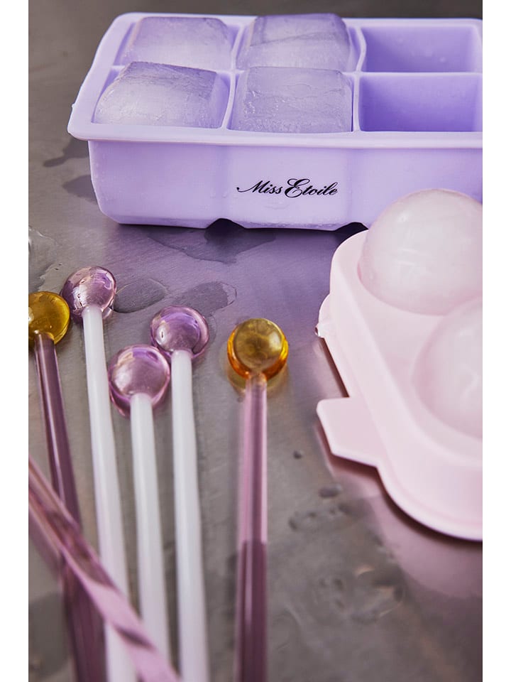 Miss Étoile Eiswürfelform in Lila/ Rosa günstig kaufen onesize