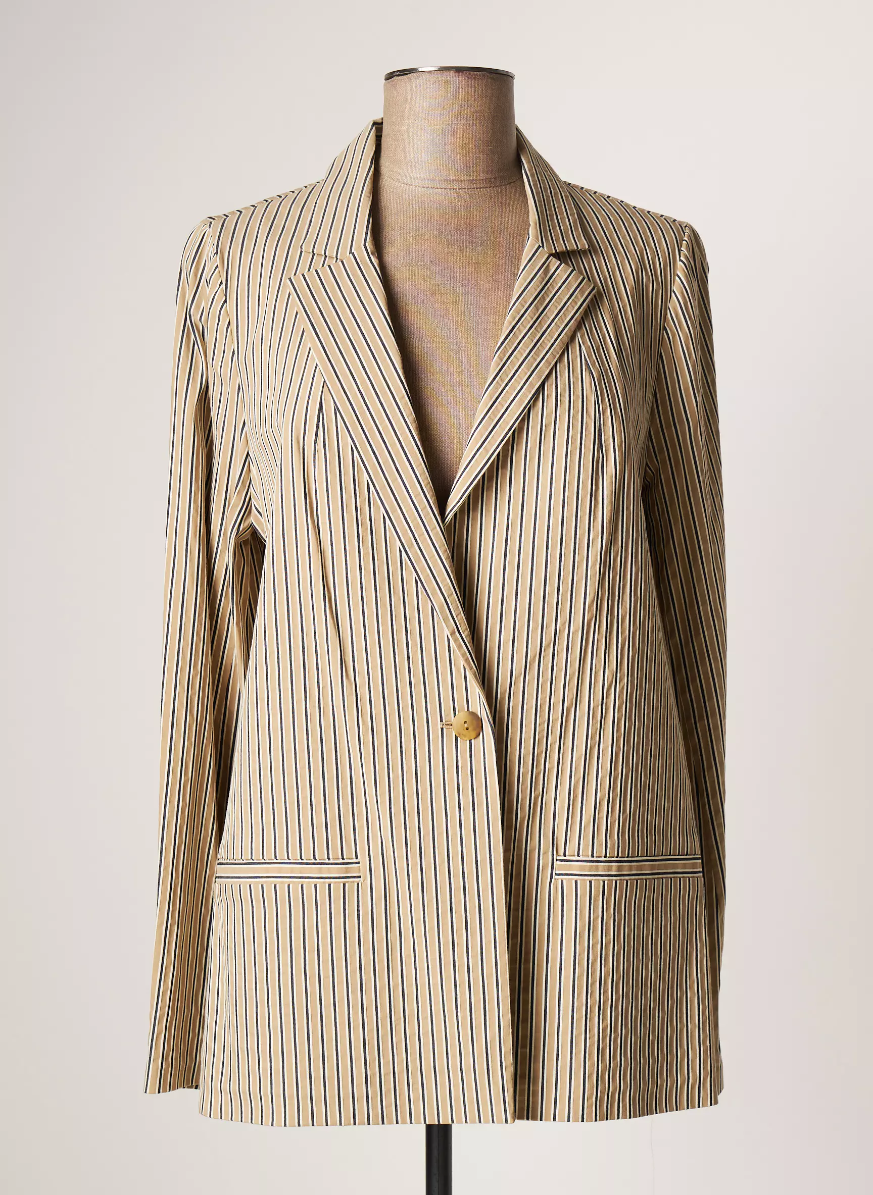 Lauren Vidal Blazers Femme couleur beige