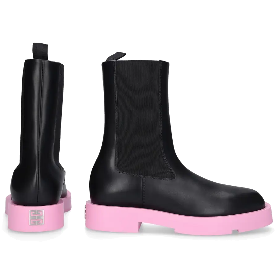 Givenchy - Chelsea Boots SQAURED Kalbsleder - schwarz