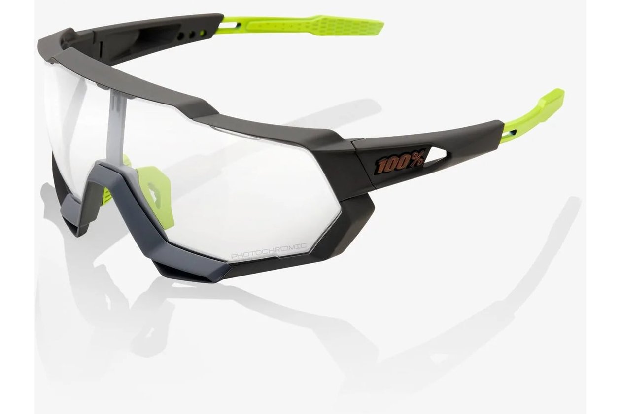 100 Percent Speedtrap Soft Tact Cool Grey / Photochromic Lens