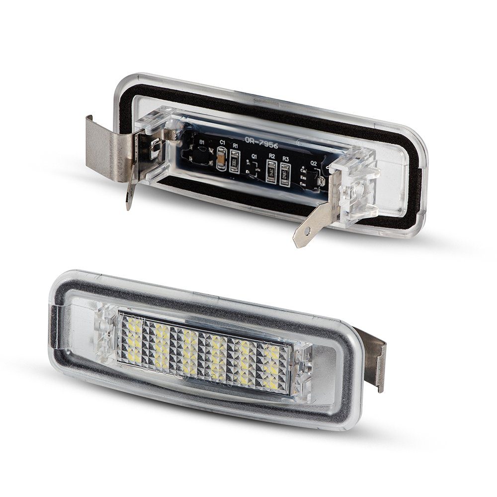 LLCTOOLS Rückleuchte LED Kennzeichenbeleuchtung für Ford Focus MK1 1998-2005 Kennzeichen