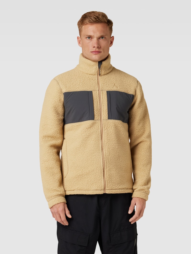 Fleecejacke mit seitlichen Eingrifftaschen Modell 'ATLANTA' in sand