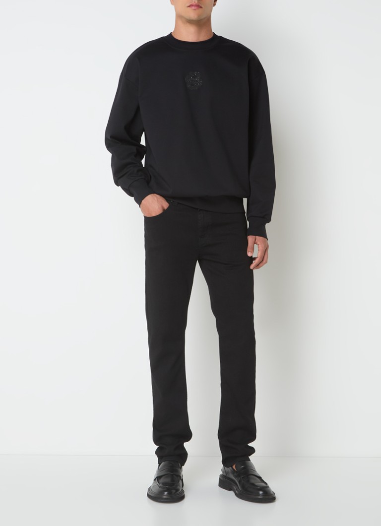 Pulover HUGO BOSS C-Soleri decorat cu cristale.
