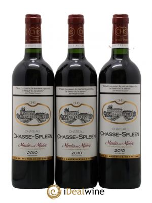 Château Chasse Spleen  2010 - Lot de 3 Bouteilles