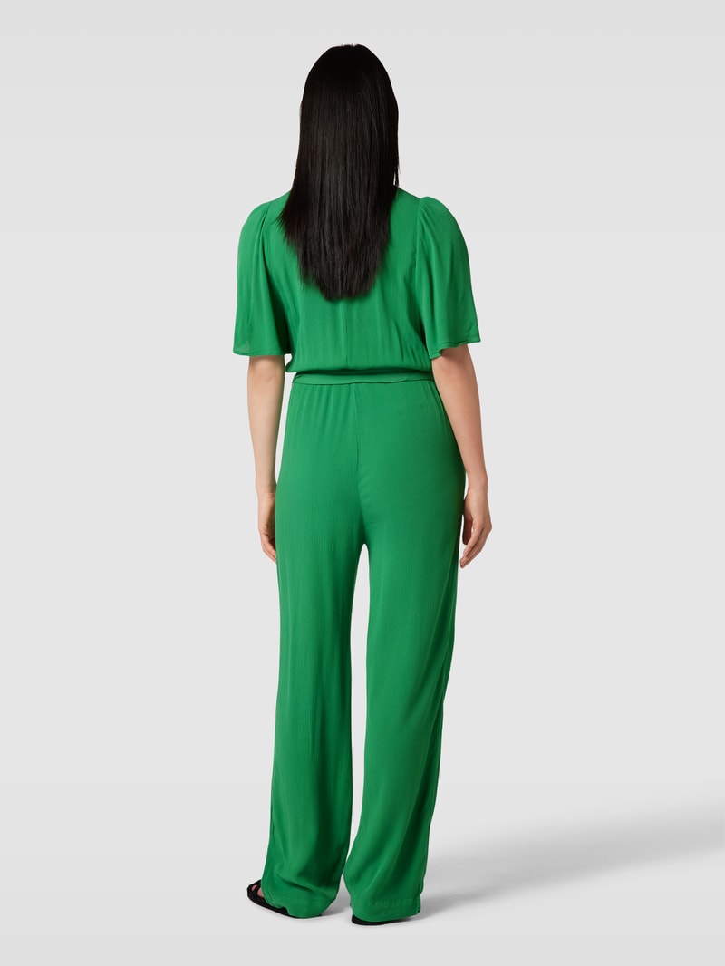 Jumpsuit mit V-Ausschnitt Modell 'Marrakech' in grün