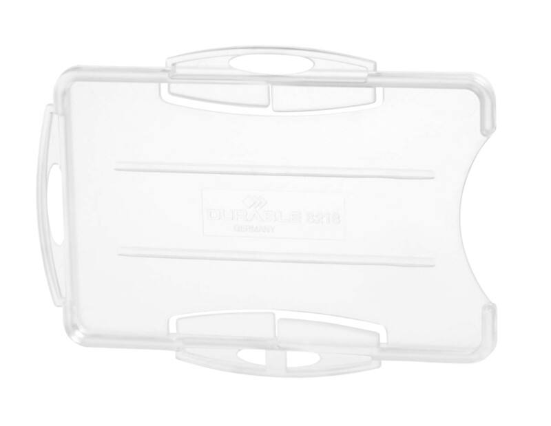 DURABLE Ausweishalter 8,5 x 5,4 cm Kunststoff 10 Stück