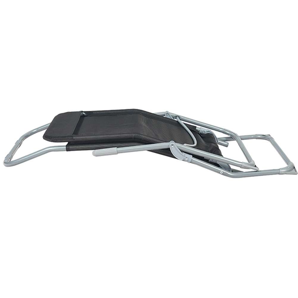BIXENTE klappbare Gartenliege 157 cm 2er-Set schwarz