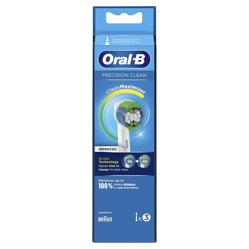 oral-b Oral-B Precision Clean Brossette Avec CleanMaximiser, 3 Brossettes De Rechange