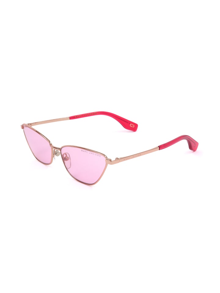 Marc Jacobs Damen-Sonnenbrille in Gold-Pink/ Rosa günstig kaufen 57