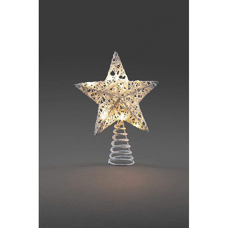 Light IT Toppstjerne 10 LED-lys Diameter 15 cm, batteridrevet