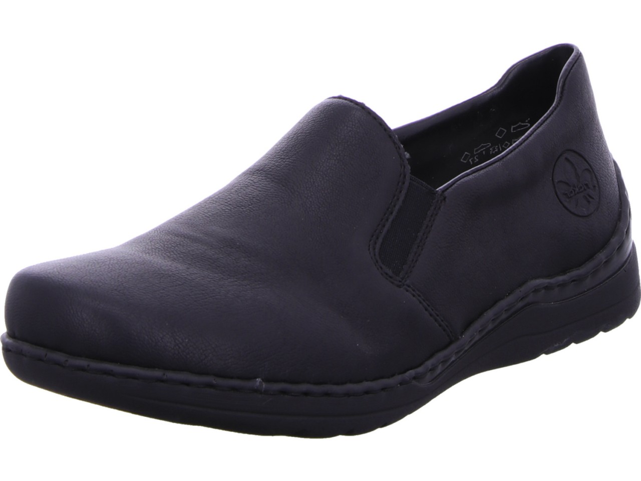 RIEKER Sportliche Slipper schwarz