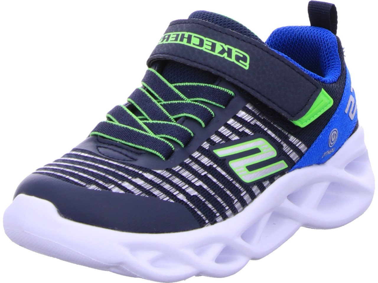 SKECHERS Jungen Halbschuhe blau Twisty Brights