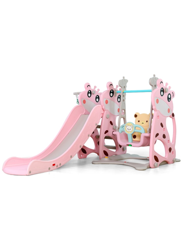 Moni Kinderrutsche Schaukel Miki HBS18019 in rosa günstig kaufen onesize