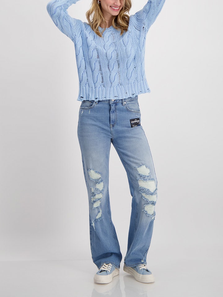 monari Pullover in Hellblau günstig kaufen