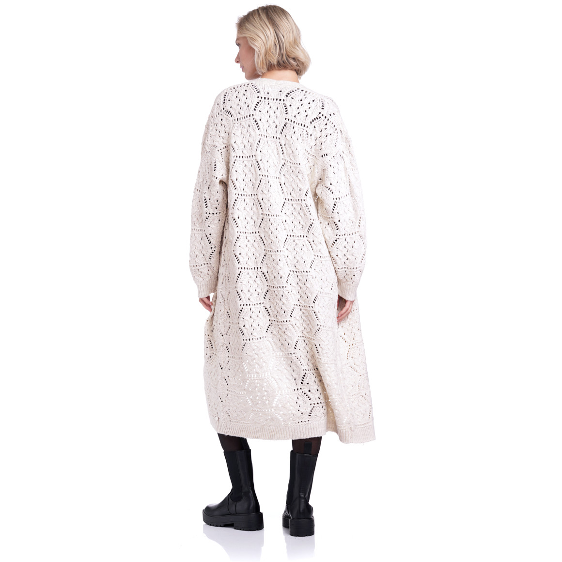 Damen Strickjacke mit Ajour-Muster