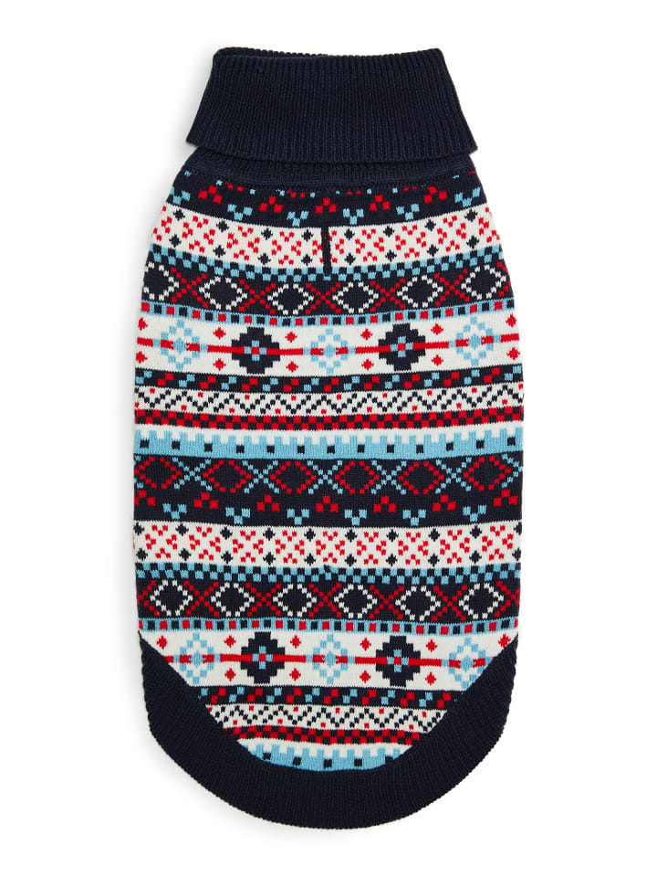 Threadbare Hundemantel THB Iceland Christmas Jumper in Navy günstig kaufen