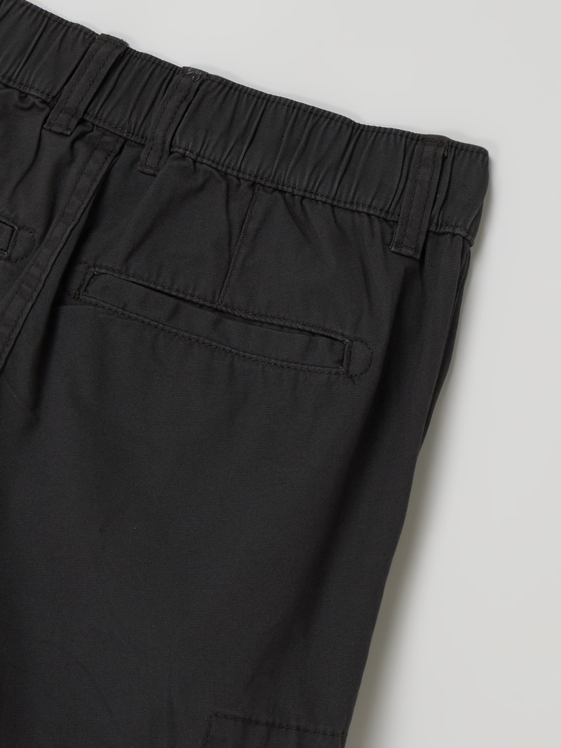 Regular Fit Cargohose aus Baumwolle in graphit