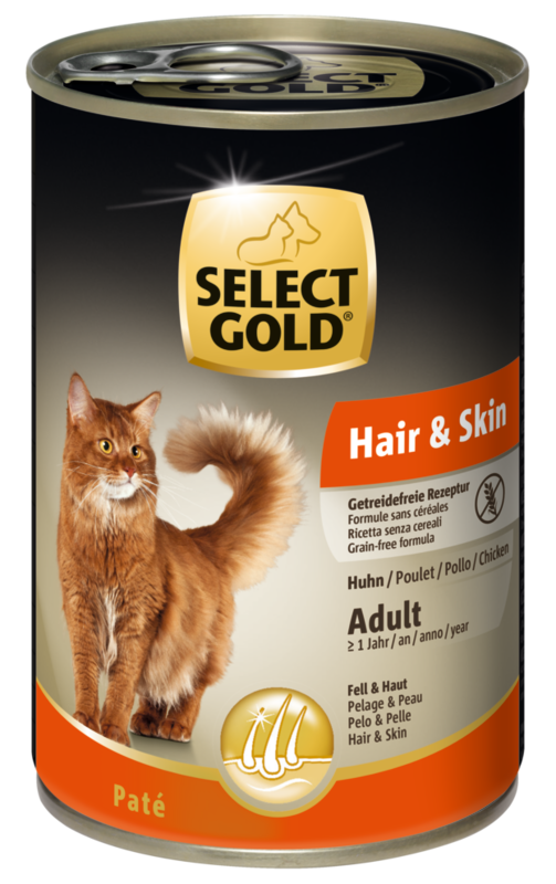 SELECT GOLD Nassfutter SELECT GOLD Hair & Skin Adult 24x400 g