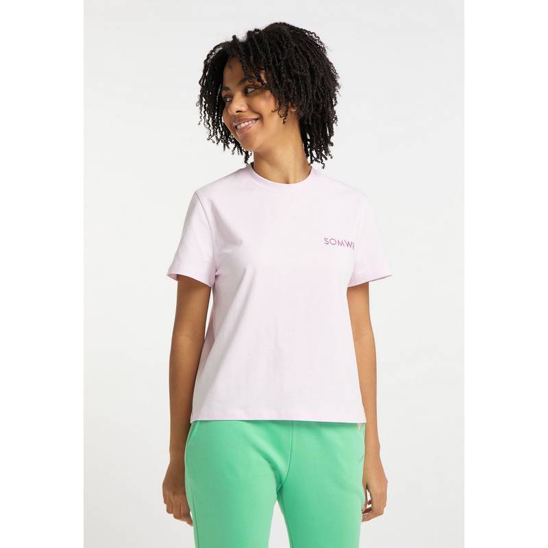 SOMWR T Shirt With Side Logo T-Shirt Damen
