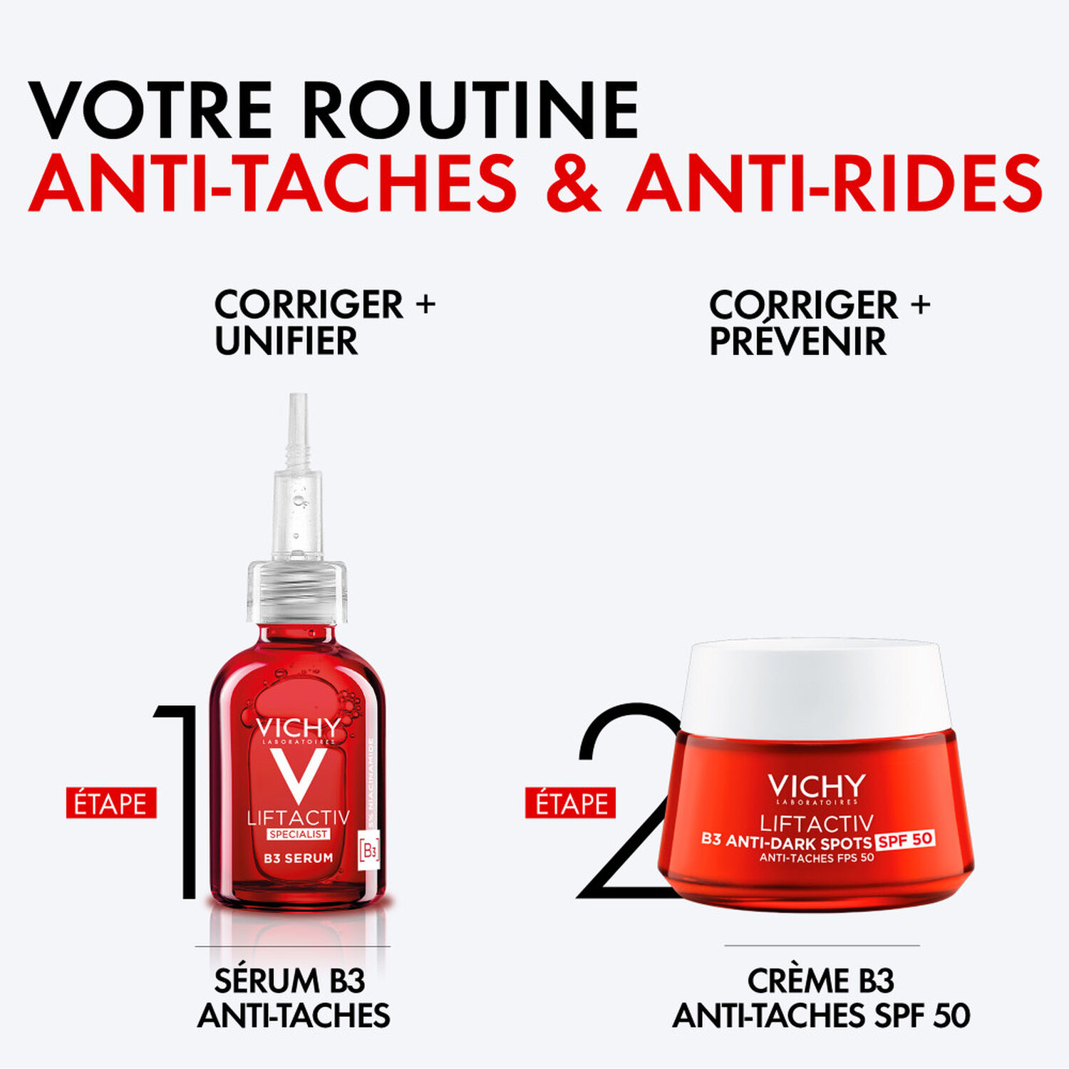Vichy Liftactiv SPF50 Crème de Jour B3 Anti-Taches Brunes 50 ml