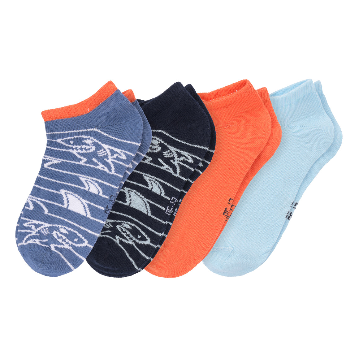 4 Paar Jungen Sneaker-Socken im Set