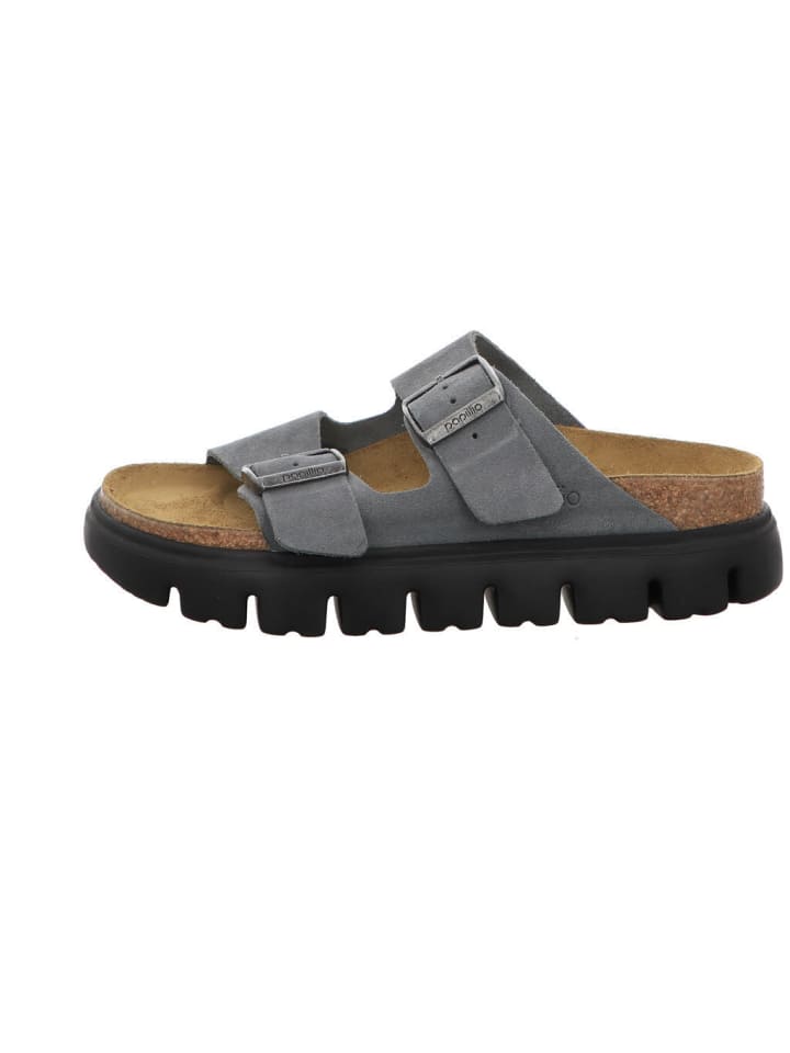 Birkenstock Pantolette in grau günstig kaufen