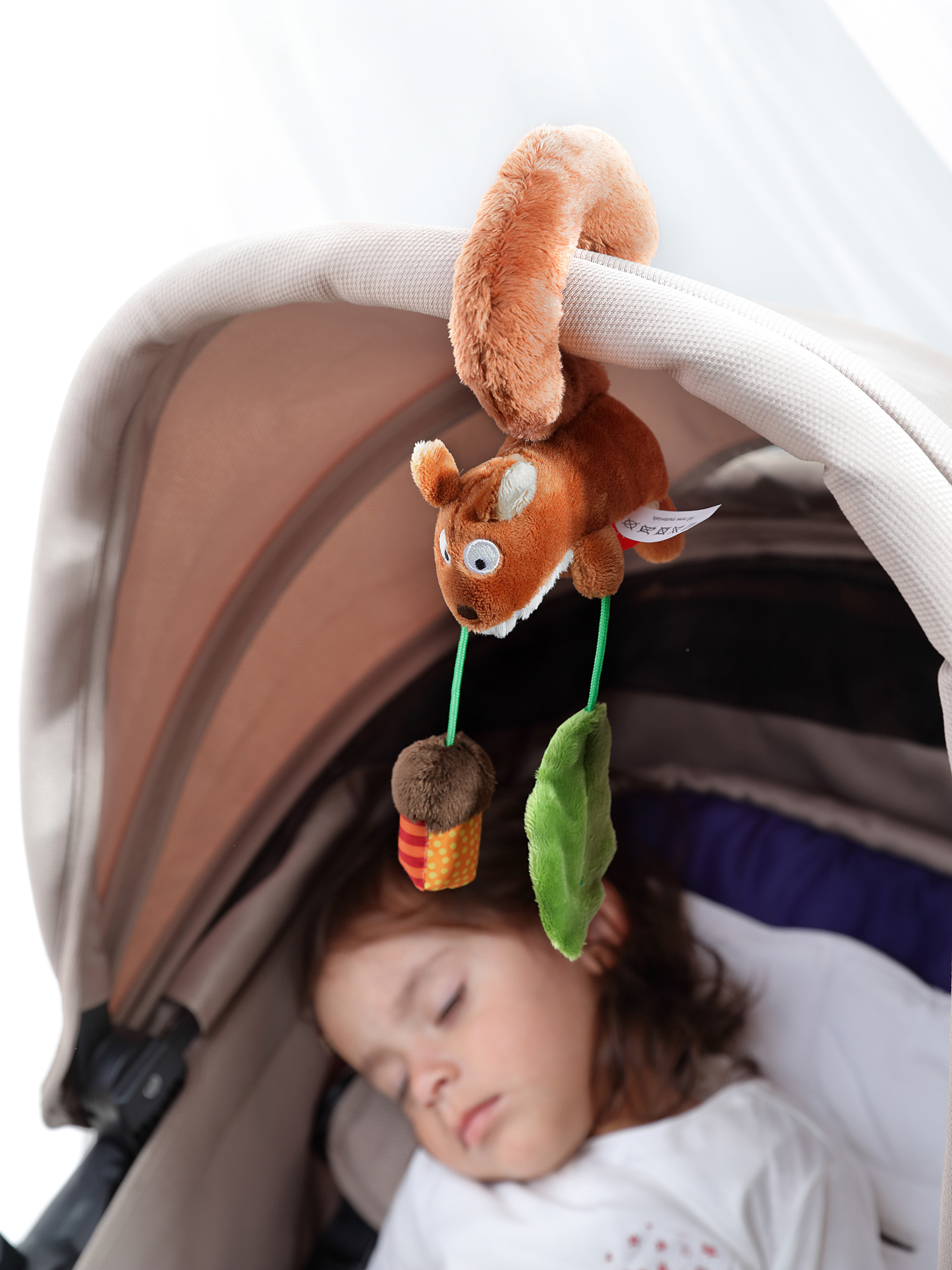 Eichhörnchen Spielanhänger Babyschale
