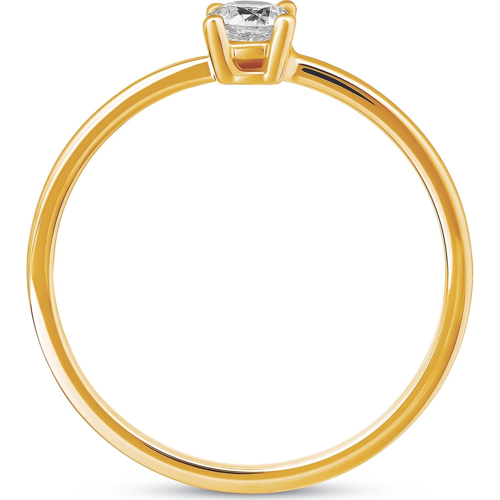 FAVS Bague pour femme 375 Or jaune or jaune Bague