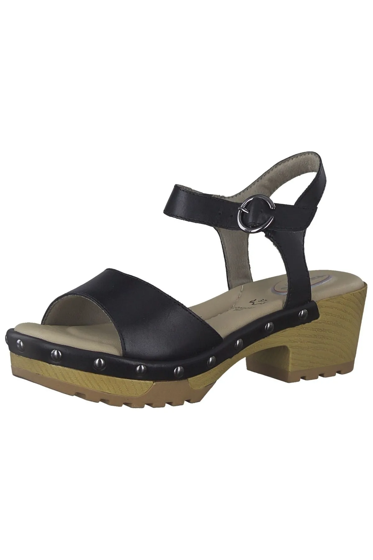 Tamaris Comfort  Sandalette - Schwarz - Blockabsatz