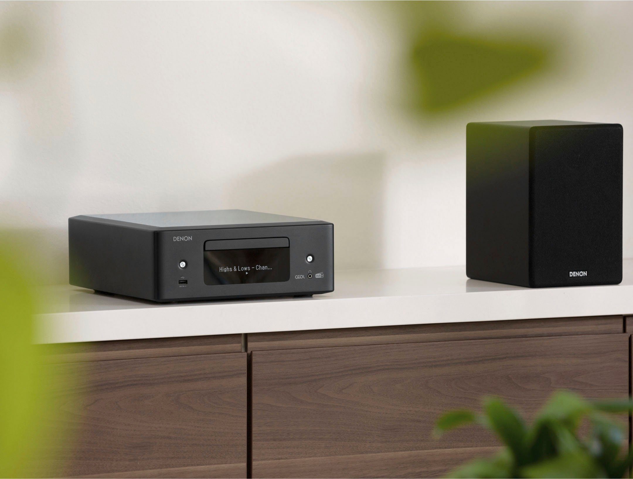 Denon CEOL N12DAB Stereoanlage (Digitalradio (DAB), FM-Tuner, UKW mit RDS, 130 W)