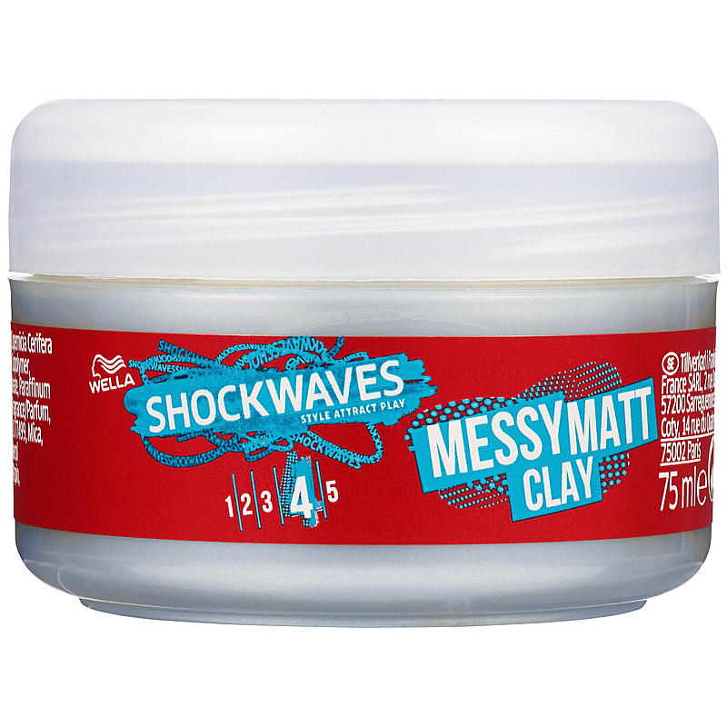 Wella Hårvoks 75 ml Wella Shockwaves messy mat