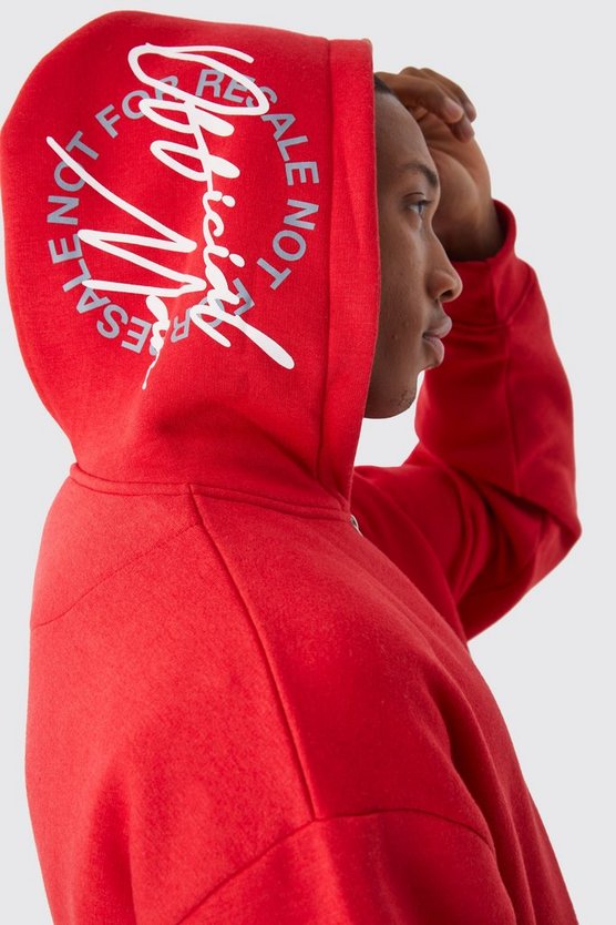 Oversize Trainingsanzug mit Graffiti-Print und Farbspritzern