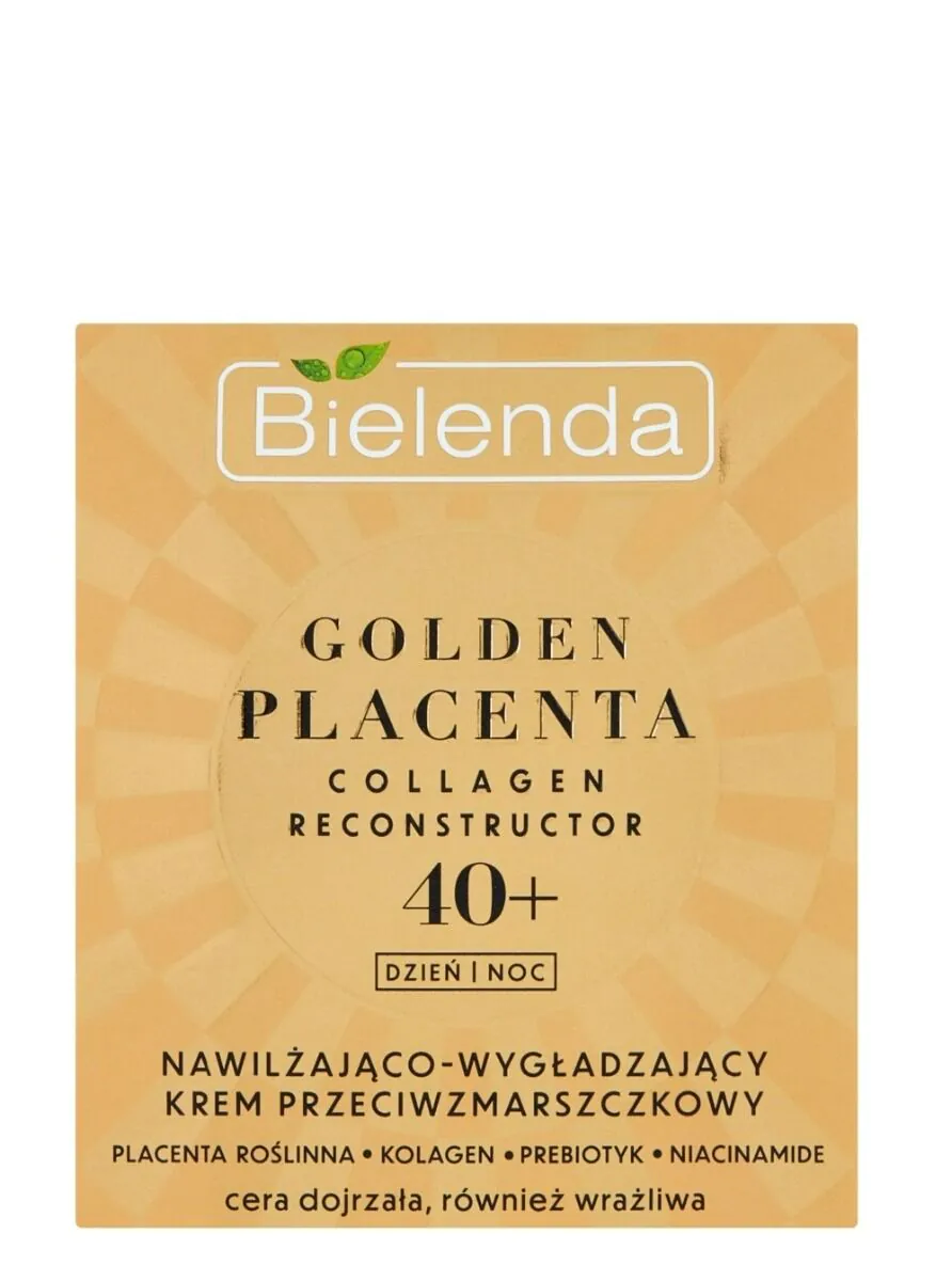 Bielenda Golden Placenta Hydraterende en gladmakende anti-rimpelcrème 40+ dag/nacht
