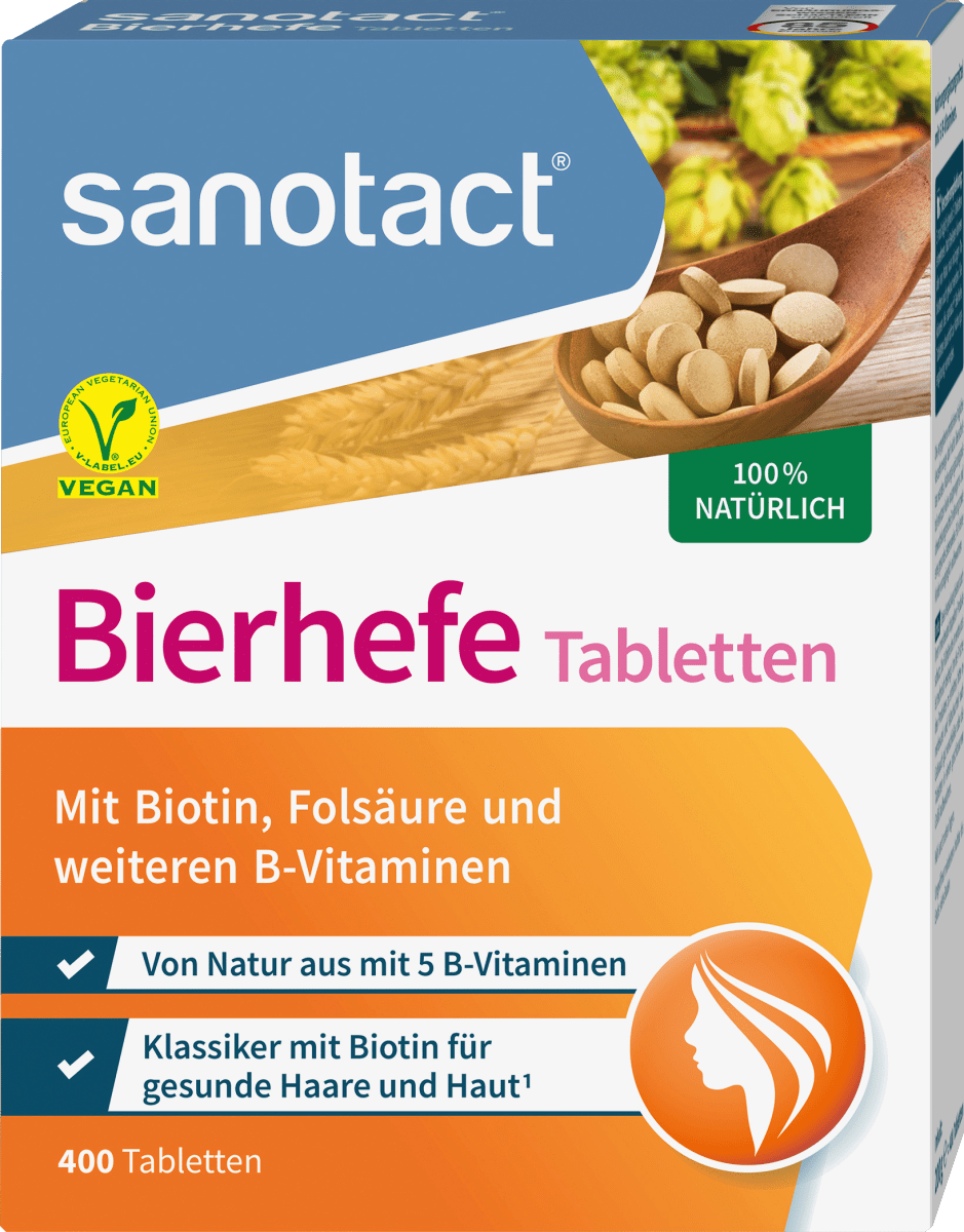 Bierhefe Tabletten 400 St., 200 g
