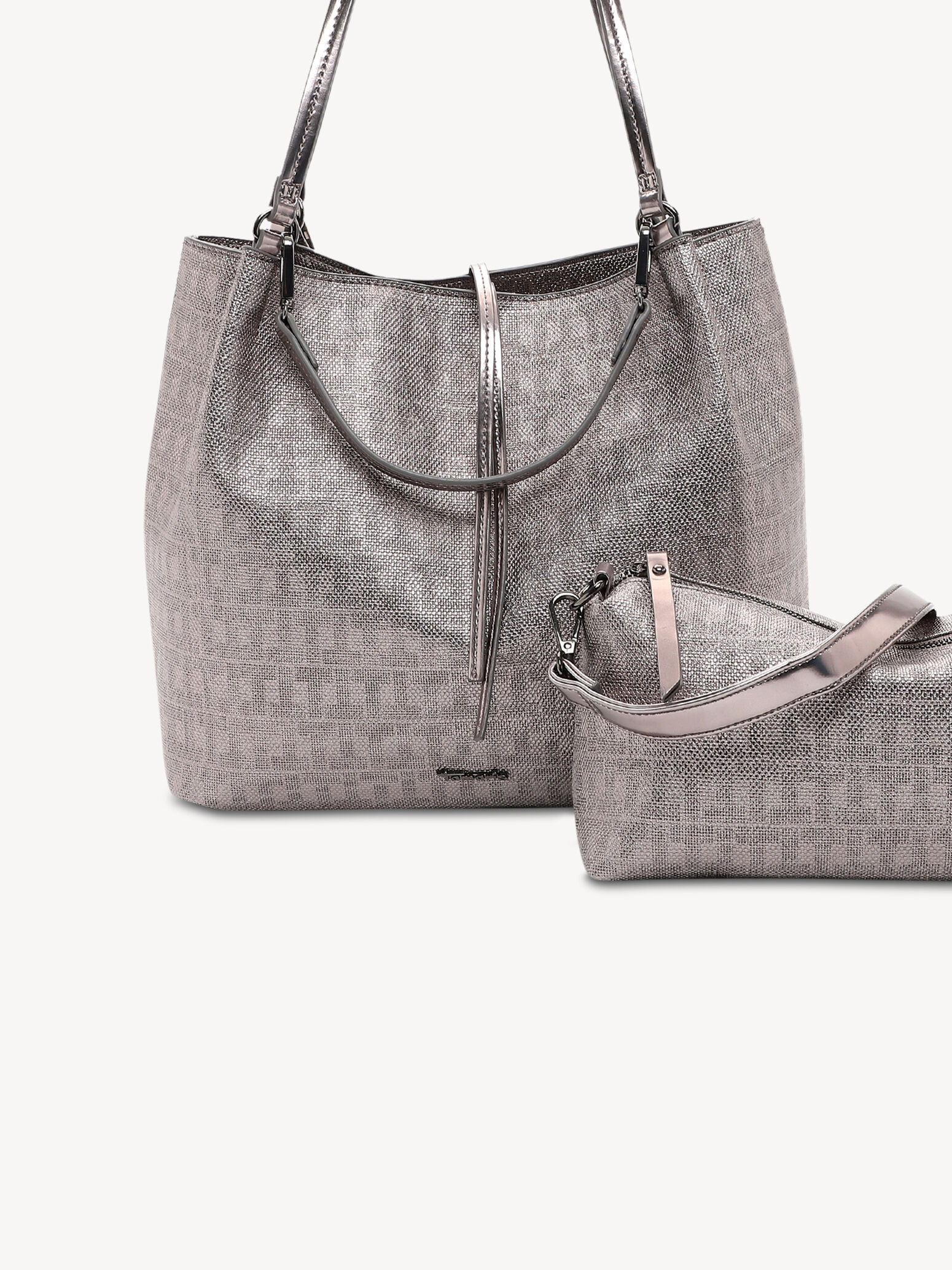 Sac cabas - argentés